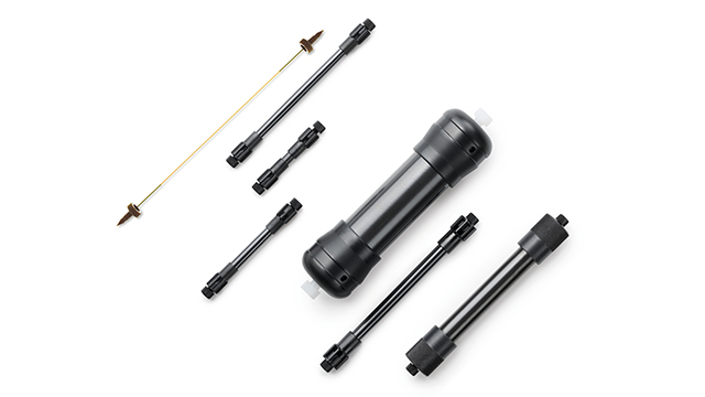 <p>Chromolith<sup>®</sup> HPLC Column with Pre-Column</p>
Chromolith® HPLC column with a pre-column, showcasing various components for optimal performance.