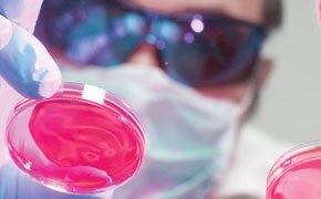 Image showing scientist using stable isotope-labeled biomolecules in lab