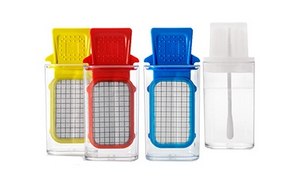 Microbial swabs and dip slides for surface monitoring in difficult to access areas