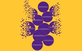 Tablets dissolving, representing an enhanced dissolution rate.