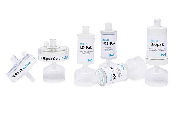 Range of Milli-Q® Application-Pak Filters & Polishers Milli-Q® Application POD-Paks Range