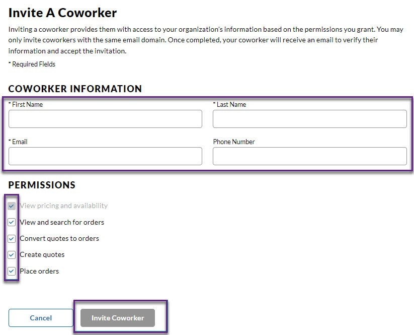 Invite a Coworker Step 2 The new "Lists Bulk Upload" feature where you can upload items quickly and easily, instead of manually entering them.