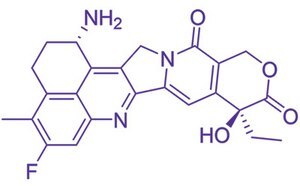 Chemical structure of Exatecan (CAS 171335-80-1)