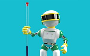 ChemisTwin® robot holding a beaker