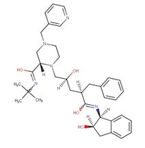 Indinavir, C36H47N5O4 (CAS No. 150378-17-9) Indinavir