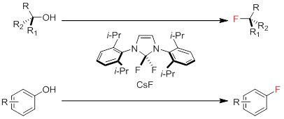 Phenofluor reactions scheme