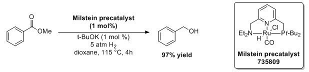 Ester hydrogenation scheme 1
