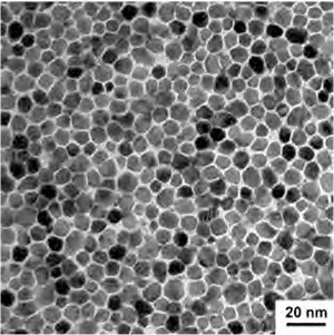 FePt Nanogranular films for high density heat-assisted magnetic recording TEM image of the FePt-C granular thin film grown on an MgO underlayer on a thermally oxidized Si substrate. The first encouraging media structure with ~6 nm FePt particles uniformly dispersed with a narrow size distribution.4