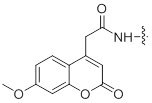 7-methoxycoumarin acetic acid (Mca) 7-methoxycoumarin acetic acid (Mca)