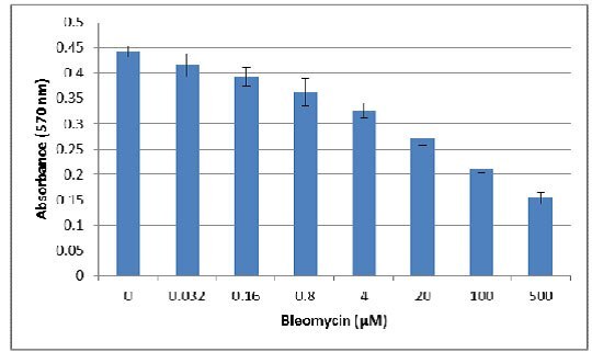 Bleomycin-absorbance