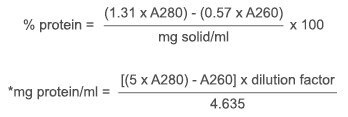 Protein Determination Warburg-Christian Method calculations Protein Determination by the Warburg-Christian Method calculations