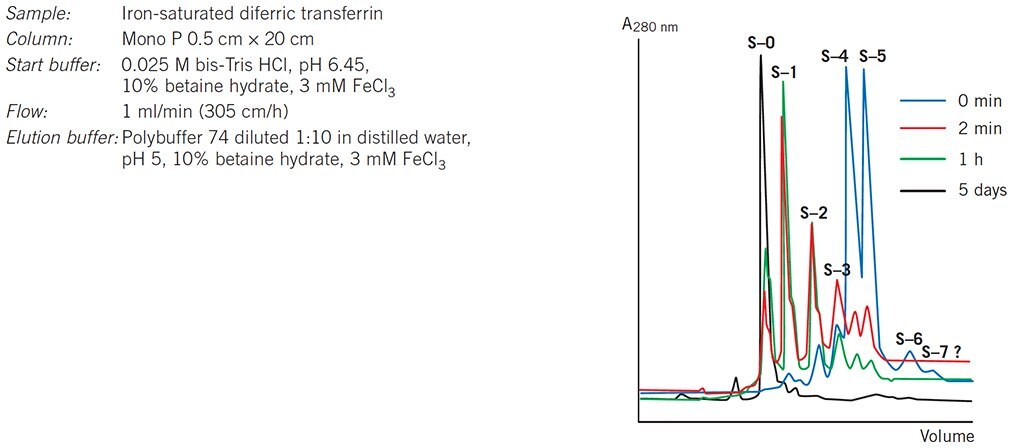 Following the desialylation of transferrin Following the desialylation of transferrin