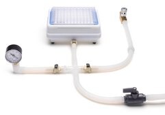 MultiScreenHTS真空マニホールド The MultiScreen&#174;HTS Vacuum Manifold is designed for use with 96-well plate and 384-well plate MultiScreenHTS filter and collection plates