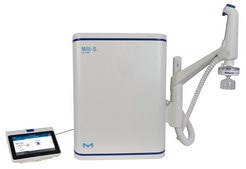 Milli-Q® EQ 7008/16 Ultrapure and Pure Water Purification System The Milli-Q® water system produces ultrapure (Type 1) and pure (RO, Type 3) water from tap water with a production flow rate up to 16 L/hour.
