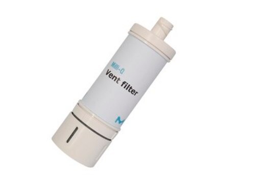 Vent Filter Protects stored pure water from airborne contaminants. For Milli-Q&#174; IQ/IX/EQ storage tanks.