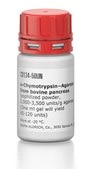 α-Chymotrypsin−Agarose from bovine pancreas lyophilized powder, 2,000-3,500 units/g agarose (One ml gel will yield 65-120 units)