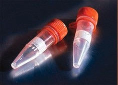 Corning® microcentrifuge tubes with screw cap 1.5 mL microcentrifuge tube, polypropylene, w/ attached screw cap, w/ 0-ring, sterile, natural, 500/cs