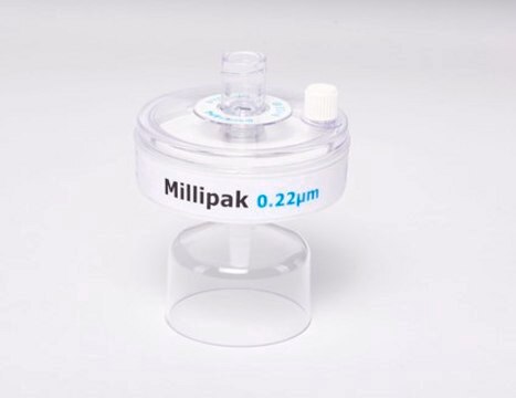 Millipak&#174; Filter 0.22 &#956;m membrane filter to remove particulates and bacteria at the point of dispense of Milli-Q&#174; IQ/IX/EQ 7 water systems.