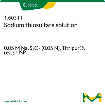 Sodium thiosulfate solution 0.05 M Na2S2O3 (0.05 N), Titripur®, reag. USP