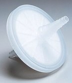 Millex&#8482; hydrophobic PTFE vent filter pore size 0.45&#160;&#956;m, diam. 50&#160;mm, non-sterile, 1/4-1/2 in. hose barb, sterilization compatible with autoclavable