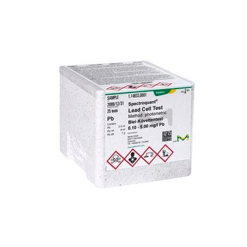 Lead Cell Test photometric, 0.10-5.00&#160;mg/L (Pb), Spectroquant&#174;