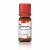 Gelatin acrylate gel strength 300 g Bloom, degree of substitution 60%