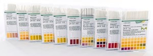 pH-indicator strips pH 4.0 - 7.0 non-bleeding, colorimetric, pH range 4.0-7.0, MQuant®