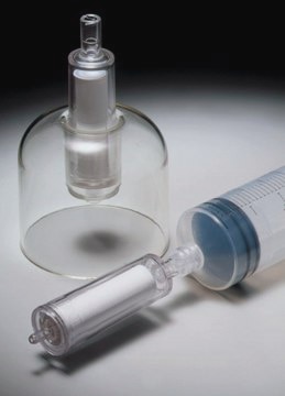 Millipore® Sterivex™ Pressure Filter pore size 0.45 μm, PVDF membrane, capacity 1000 mL, with bell outlet, pack of 10 ea