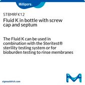 Fluid K - Ready-to-use Rinse Fluid bottle capacity 125&#160;mL, bottle filling volume 100&#160;mL, closure type, Black screw cap with septum and protector, pack of 12&#160;bottles
