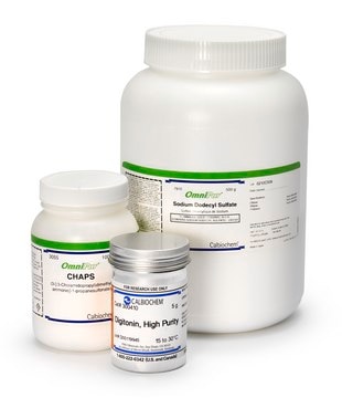 Sodium dodecyl sulfate An ionic detergent useful in electrophoretic separation of proteins and lipids.