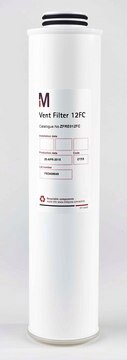 Vent Filter Protects stored pure water quality by providing advanced protection against airborne contaminants. For SDS storage tanks.