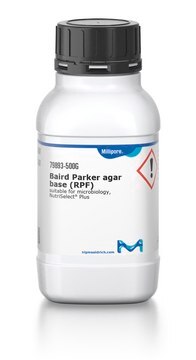 Baird-Parker 寒天 GranuCult&#174; prime, ISO 6888, ISO 22178, FDA-BAM, APHA, granular, pack of 500&#160;g