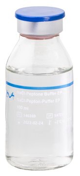 Buffered Sodium Chloride Peptone Solution bottle capacity 100&#160;mL, bottle filling volume 100&#160;mL, closure type, Blue flipcap with septum, pack of 10&#160;bottles