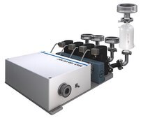 MAS-100 Iso MH&#174; Remote Microbial Air Sampler Pre-assembled for four heads with USB, digital I/O and Ethernet interfaces