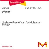 Water Nuclease-Free Water, for Molecular Biology