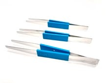 Pinzas para el filtro, extremo romo, acero inoxidable