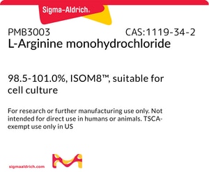 L-Arginine monohydrochloride 98.5-101%, ISOM8™, suitable for cell culture, from non-animal source