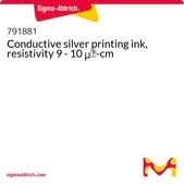 Conductive silver printing ink, resistivity 9 - 10 μΩ-cm