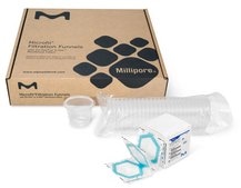 Microfil® with EZ-Pak® sample volume 100 mL, mixed cellulose esters (MCE), pore size 0.8 μm, filter diam. 47 mm, black filter, gridded filter