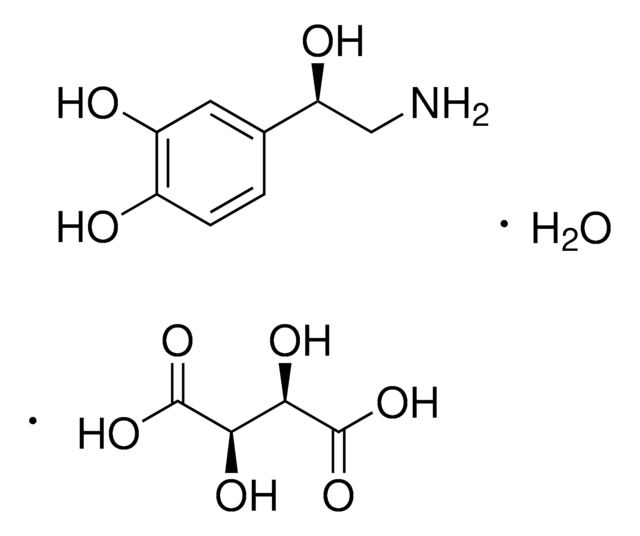 L-(–)-Norepinephrine-(+)-bitartrate α,β-Adrenergic agonist.